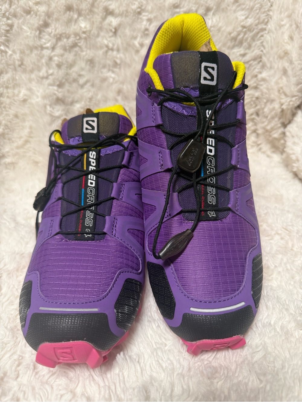 NWT Salomon Speedcross 4 Women’s 9.5 Purple Pink Trail Running Shoes